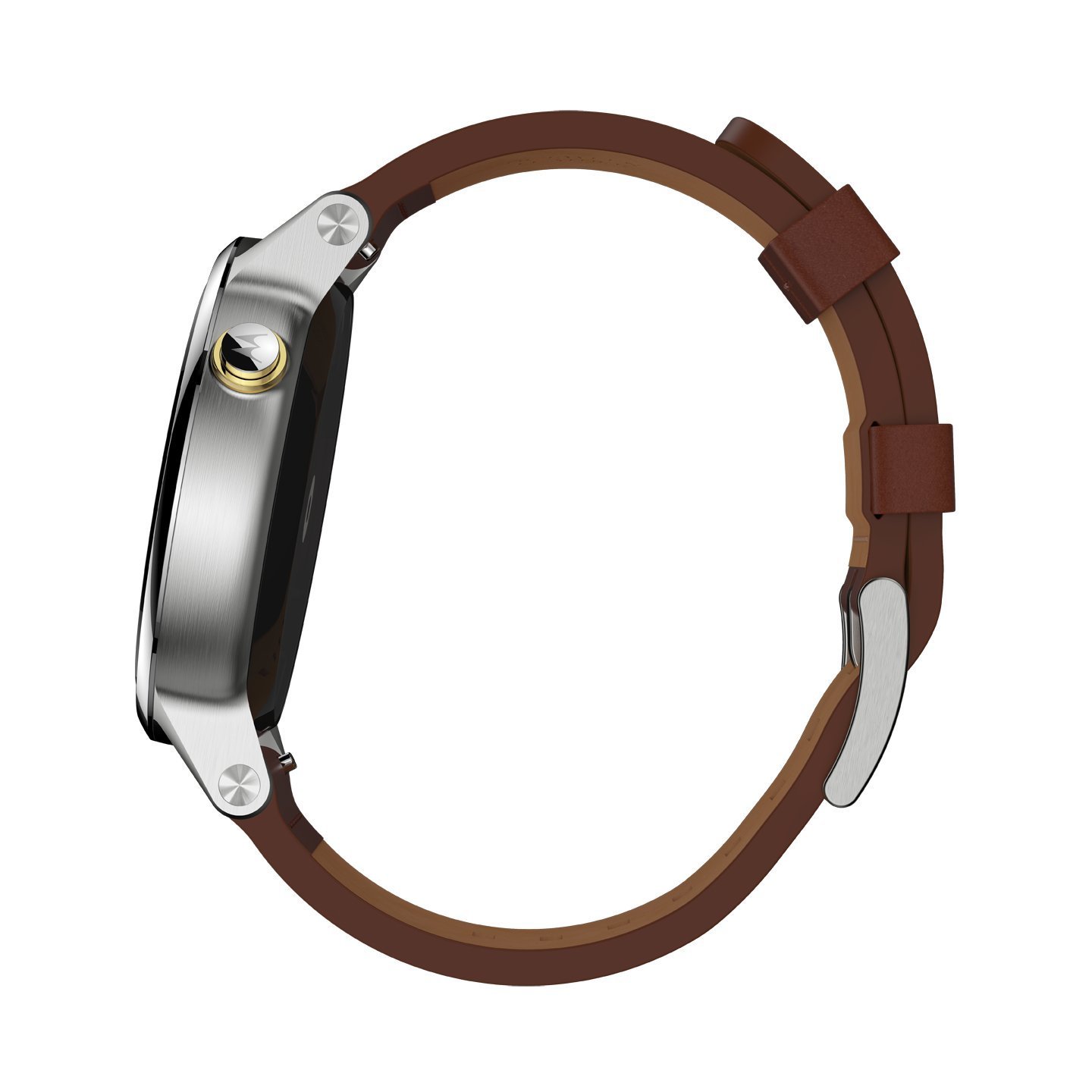 Умные часы Motorola Moto 360 2nd Gen (Leather) Cognac Leather, 46mm