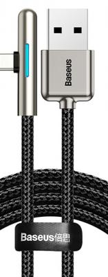 Кабель Type-C Baseus CAT7C-C01 Iridescent Lamp HW flash charge Mobile Game USB For Type-C 40W 2м Black (Черный)