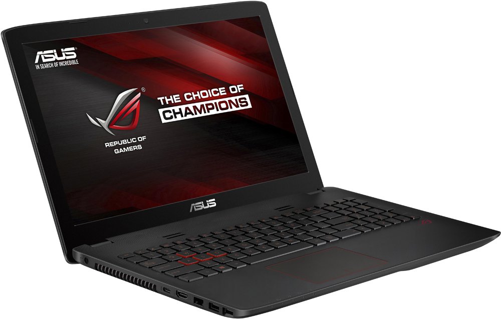 Игровой ноутбук Asus ROG GL552VW-CN678T ( Intel Core i7 6700HQ/16Gb/1000Gb HDD/256Gb SSD/nVidia GeForce GTX 960M/15,6"/1920x1080/DVD-RW/Windows 10) Черный