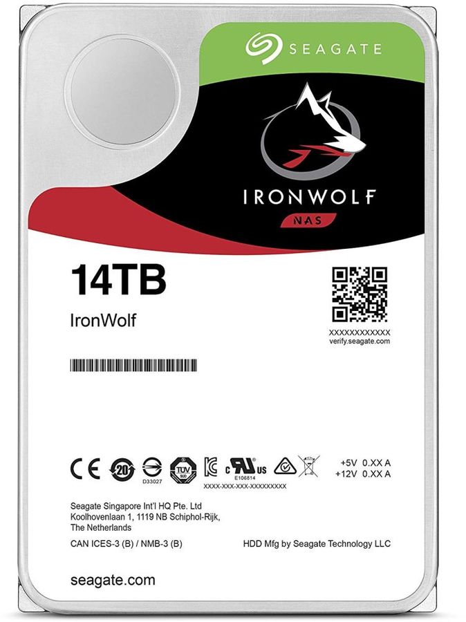 Жесткий диск Seagate Ironwolf ST14000VN0008, , 3.5", SATA III, HDD (ST14000VN0008)
