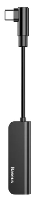 Аудио-адаптер Baseus CATL53-01 Type-C Male to C 3.5mm Female Adapter L53 Black (Черный)